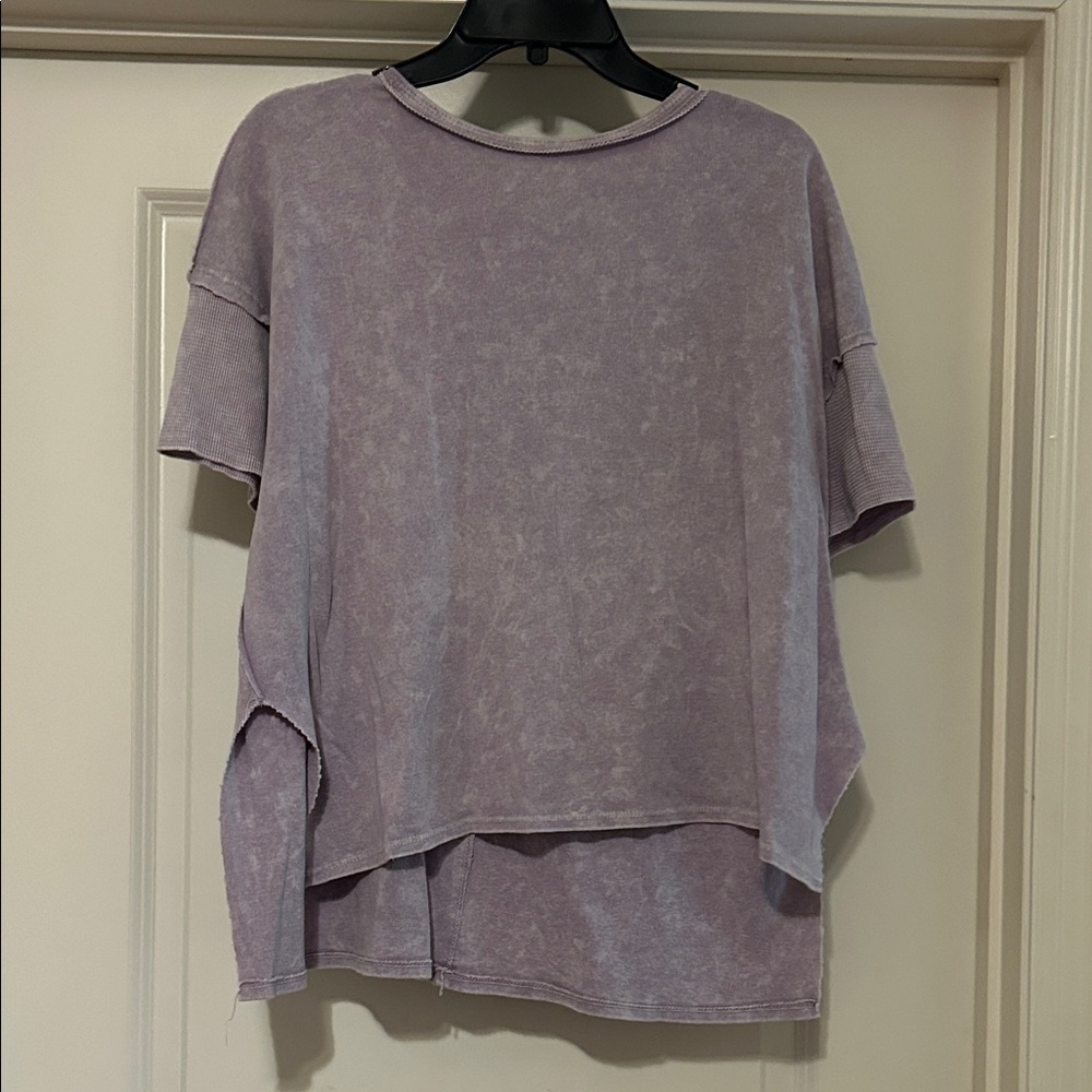 Altar'd State Lavender Short Sleeve Tee